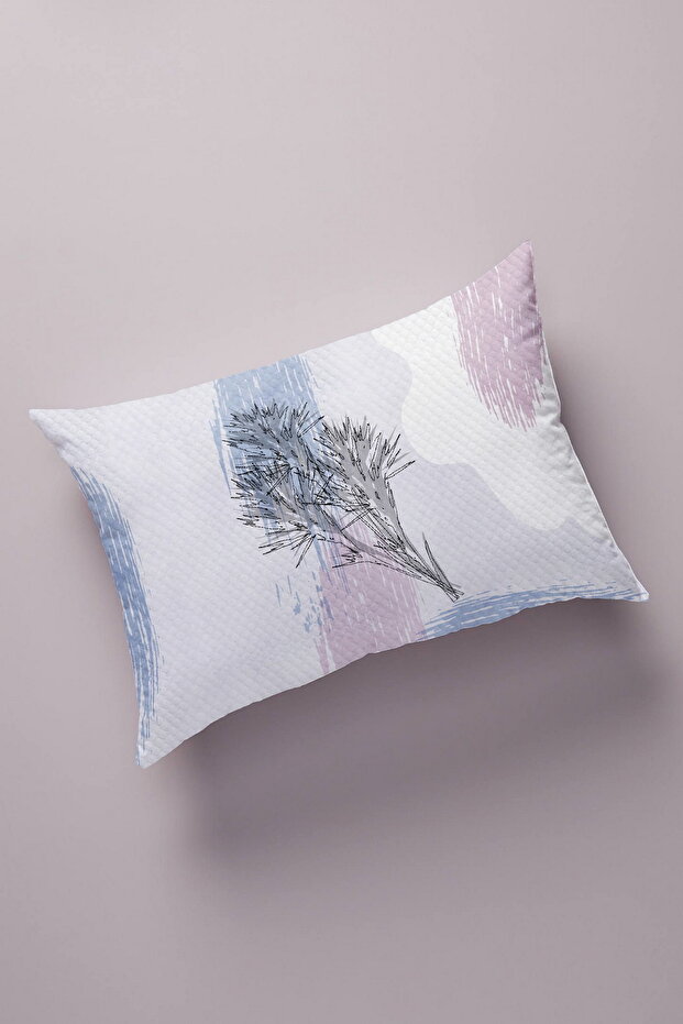 Decorative Bead Quilted Surface Pillow Case (50x70cm) 54