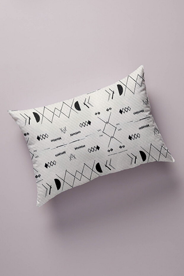 Decorative Bead Quilted Surface Pillow Case (50x70cm) 81