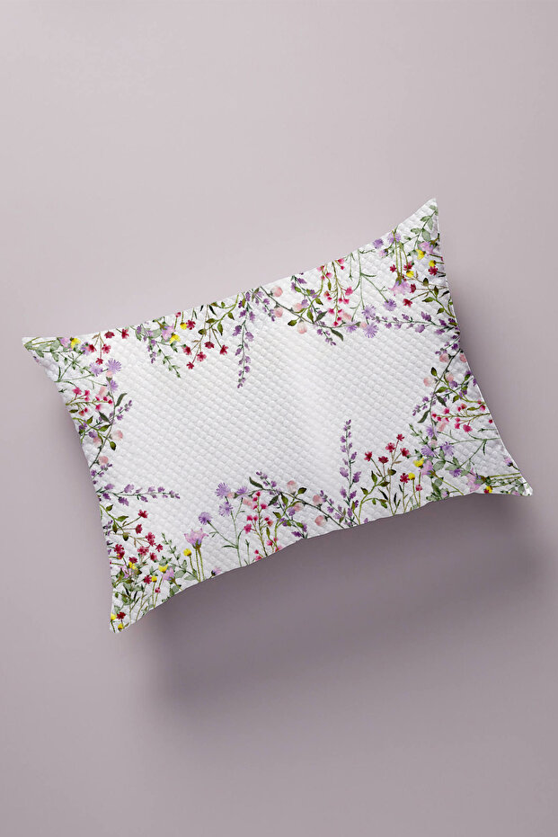 Decorative Bead Quilted Surface Pillow Case ( 50x70cm ) 12