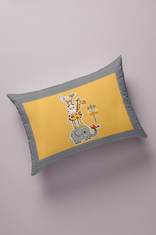Decorative Bead Quilted Surface Pillow Case (50x70cm) 323