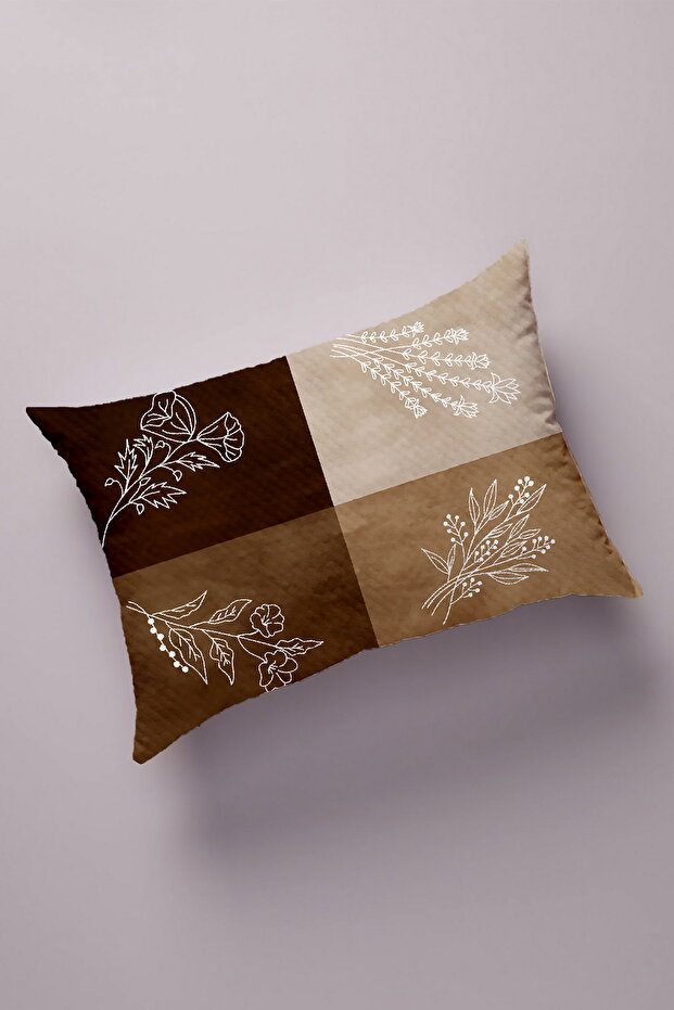 Decorative Bead Quilted Surface Pillow Case (50x70cm) 1