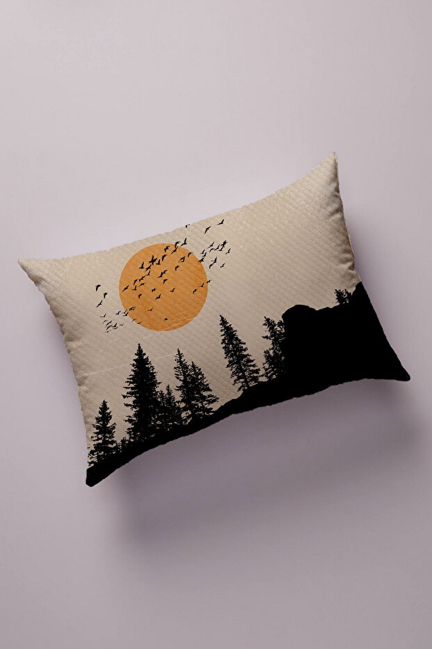 Decorative Bead Quilted Surface Pillow Case (50x70cm) 24
