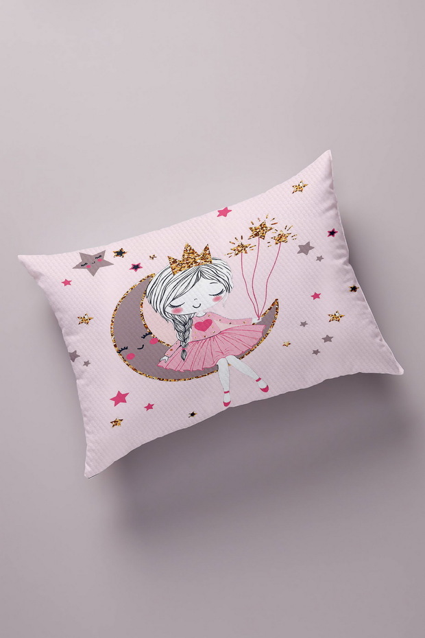 Decorative Bead Quilted Surface Pillow Case (50x70cm) 185