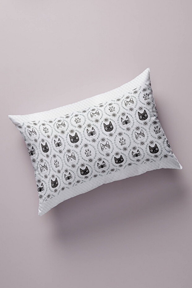 Decorative Bead Quilted Surface Pillow Case (50x70cm) 35