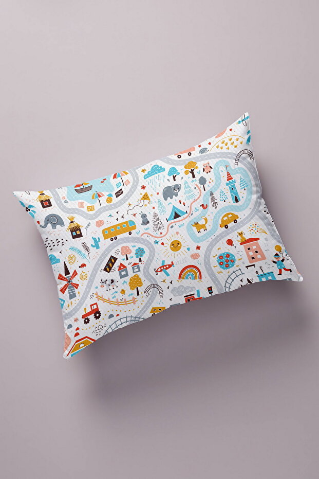 Decorative Bead Quilted Surface Pillow Case (50x70cm) 400