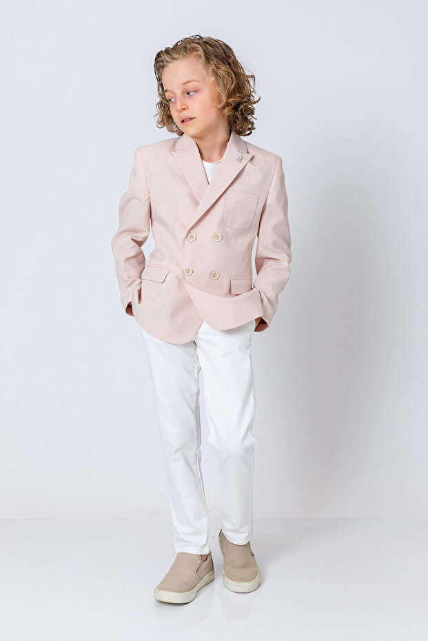 سترة بليزر للأولاد - 4