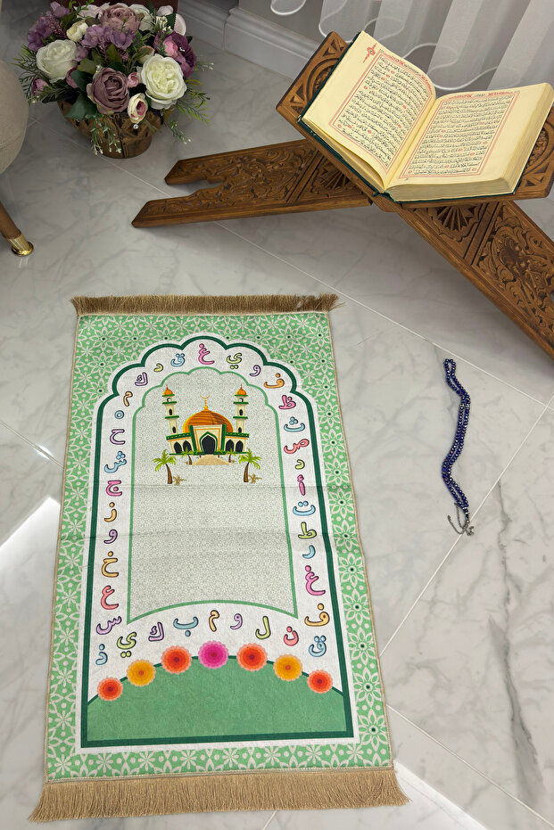 Digital Printed Decorative Children's Prayer Mat Tlnmz-084