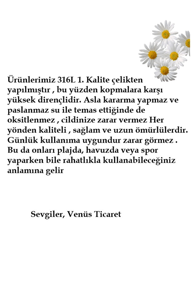 Çelik Arpa Bileklik - 4