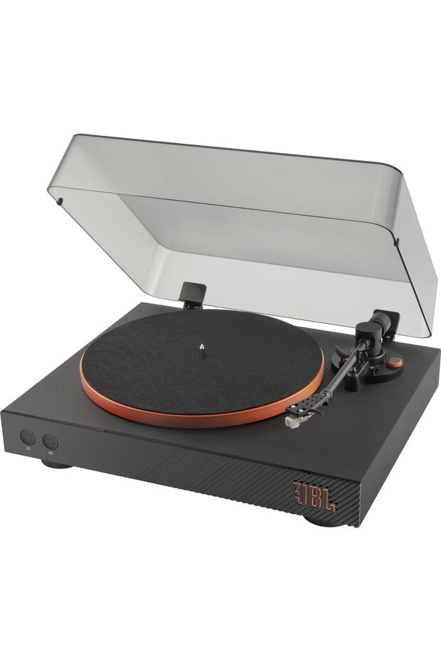 Spinner Bt Bluetooth Turntable – Black & Orange - 1
