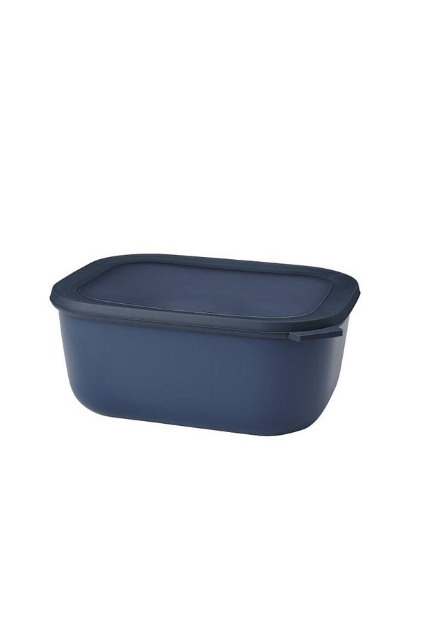 Multi Bowl Cirqula Rectangular Koyu Mavi Yemek Kabı 3000 ml - 1