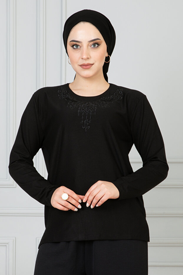 Women's Plus Size Mother Combed Cotton Blouse