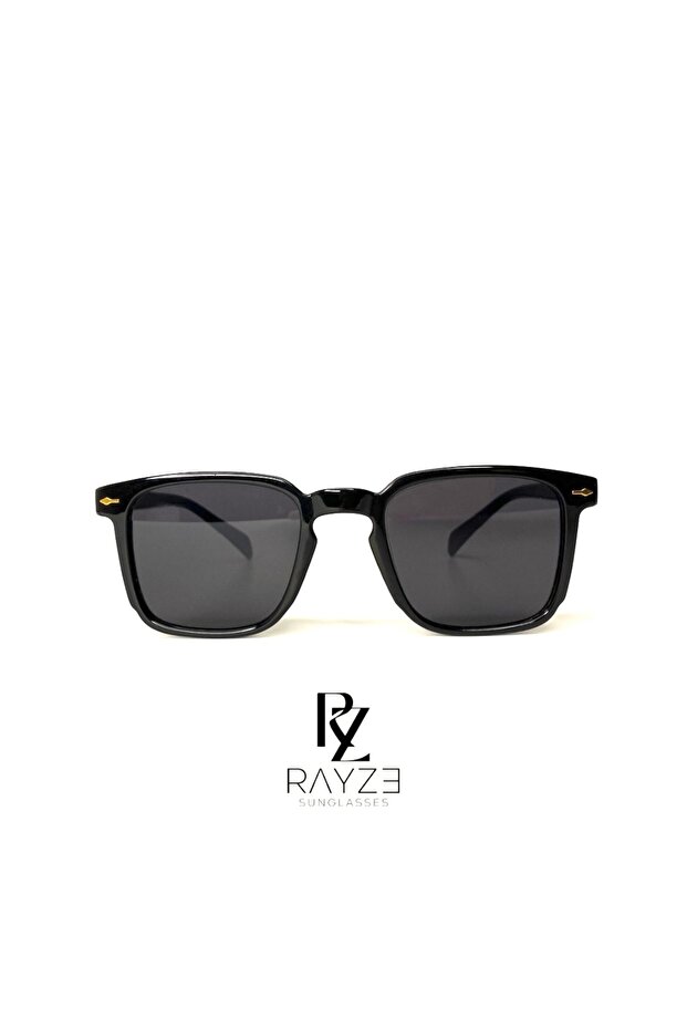 RAYZE نظارة شمسية سوداء للجنسين - تصميم مالك الأسلوب