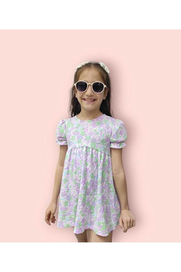 2476 Floral Girl's Dress