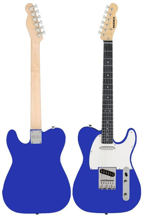 Tlx-50bl Tele Kasa Maple Klavye 2 Single-coil Manyetik Elektro Gitar - 5