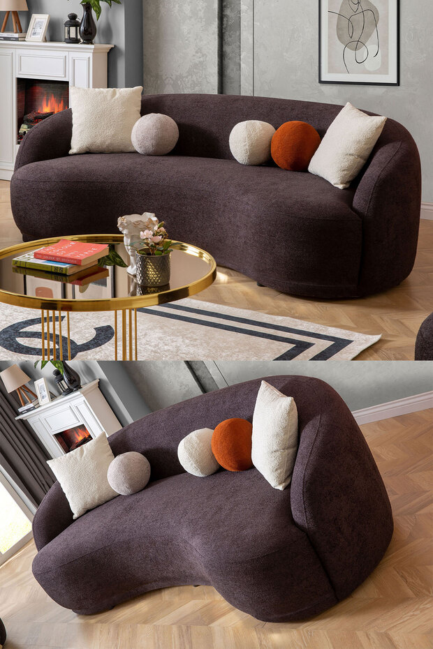 Elips Üçlü Kanepe - 4