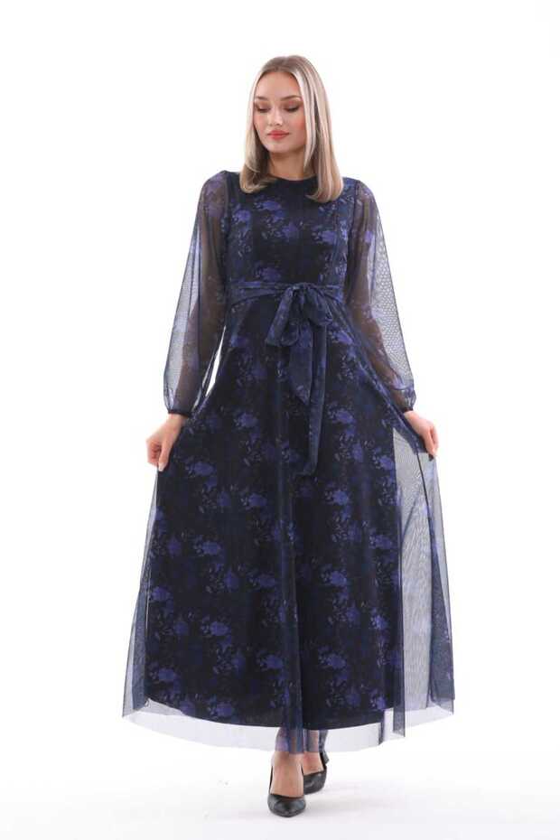 Rochie maxi cu decolteu lycra - 3