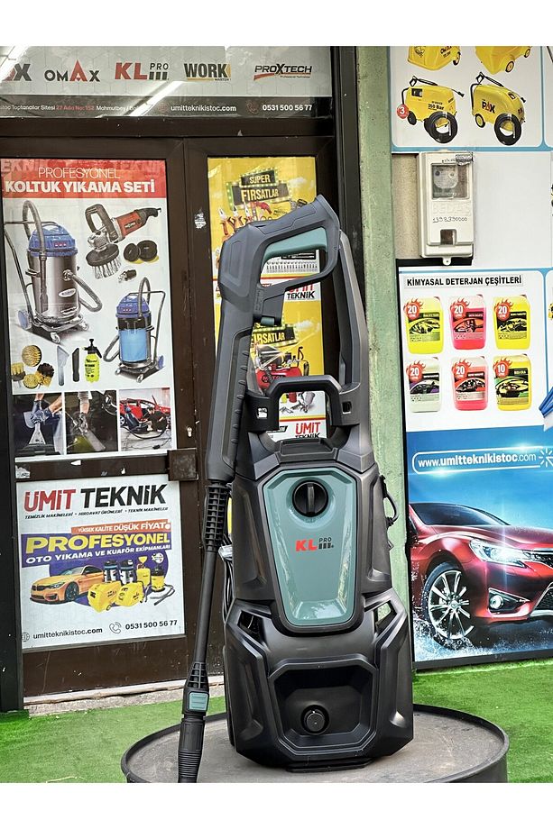Profesyonel Kovadan Çeker Zemin,Cam,Halıi,koltuk Yıkama 2200W 160 Bar Basınçlı Yıkama Makinesi - 6