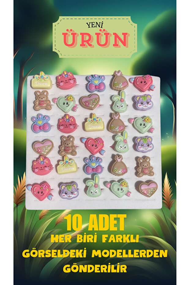 10 Cute Kids Rings