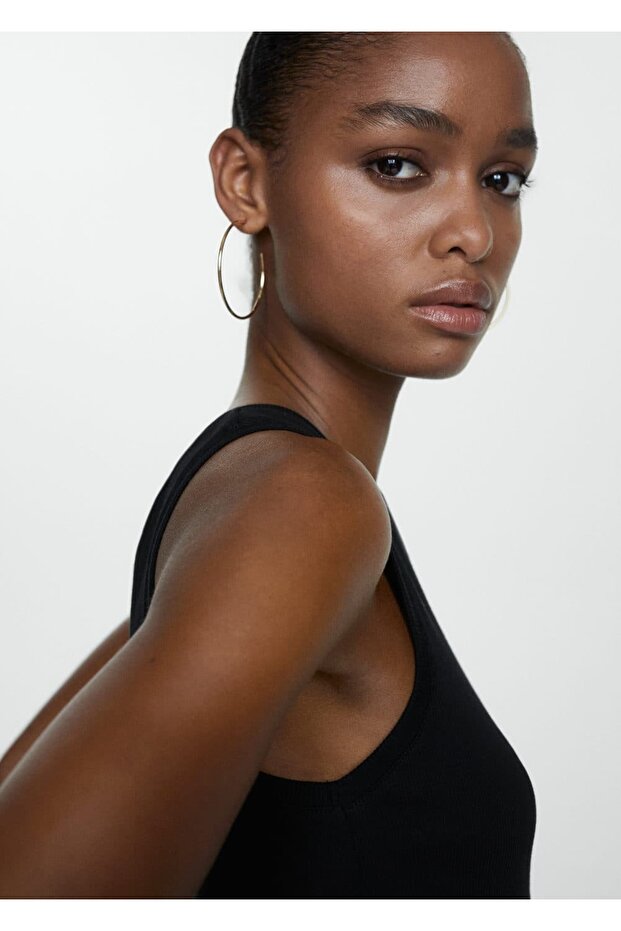 Kombine evaze elbise - 6