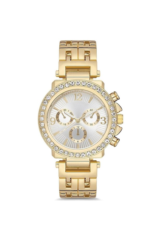 Gold Steel Cord Minimal Retro Women's Wristwatch in Special Box