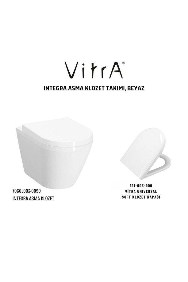 Integra Asma Klozet 7060L003-0090, Vitra Universal 2 Soft Klozet Kapağı 121-003-909 - 4