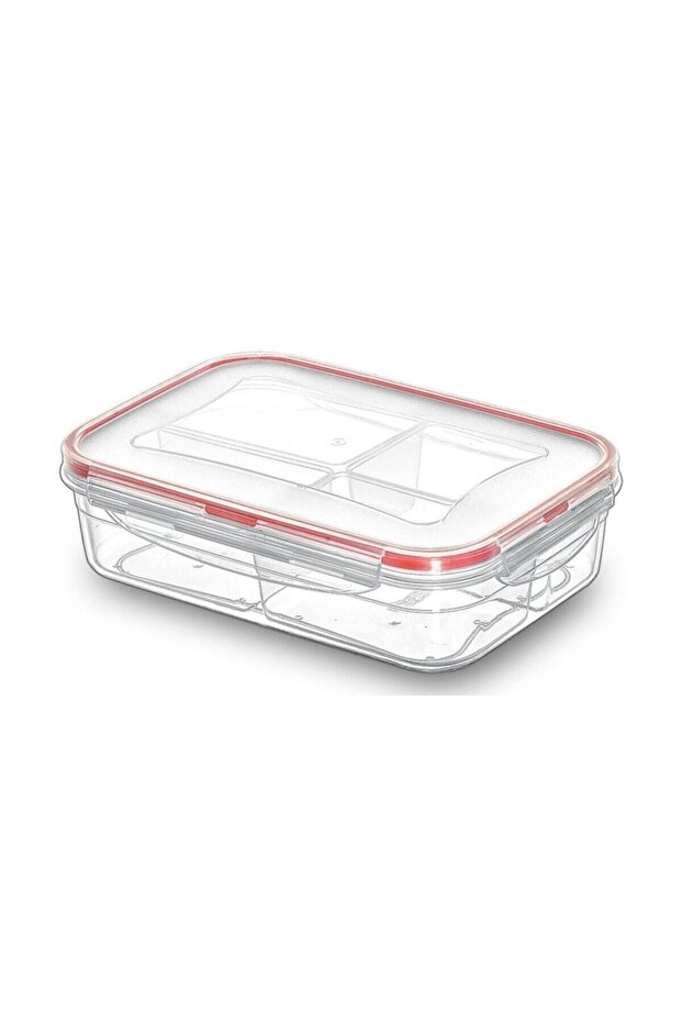 3 Compartment Rectangular Storage Container - 4
