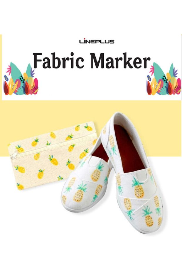 قلم ماركر قماش 8 ألوان - 3