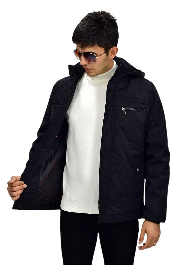 Erkek Spor Kapüşonlu Mont M3303 BGL-ST03235 - 6