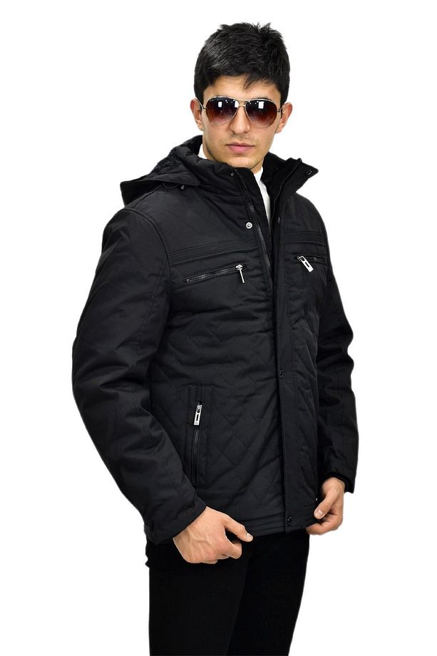 Erkek Spor Kapüşonlu Mont M3303 BGL-ST03235 - 3