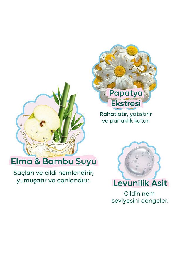 Bebek & Çocuk Saç ve Vücut Şampuanı Papatya Kokulu 250 ml - 4