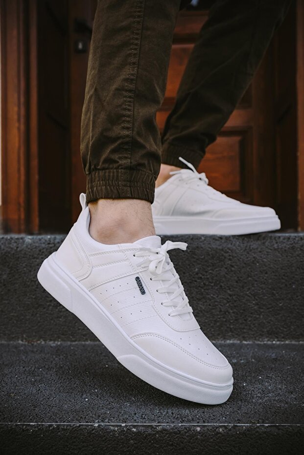 Crn 1860 Lace-Up Thick Sole Basic Men's Sneaker