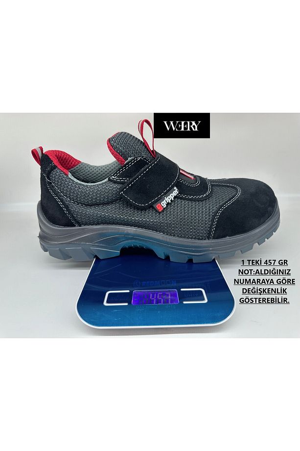 Mekap Gripper Gpr 170 S1 Süet Deri Hafif Rahat Koku Yapmayan Kompozit Burunlu Yazlık İş Ayakkabısı - 2