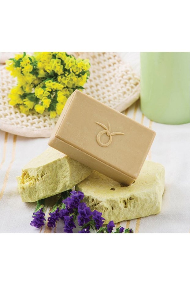 Natural Sulfur Soap Natural 100 gr X 3 Pieces Peeling Effect on Acne Area