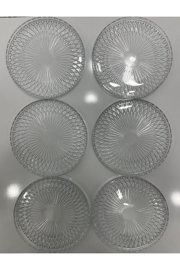 16 Cm Cam Tatlı Tabağı - 3