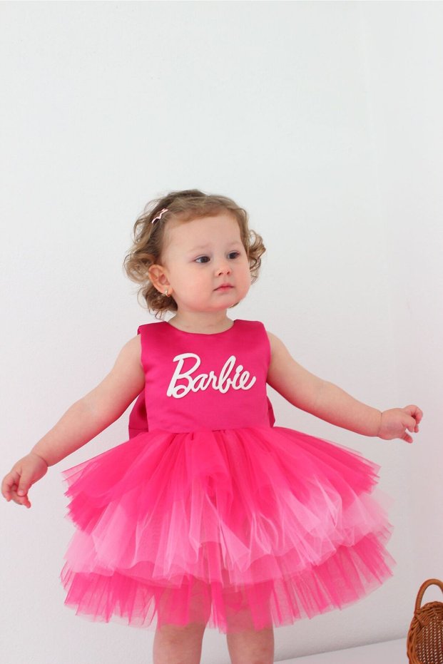 Girl's dress tutu barbie
