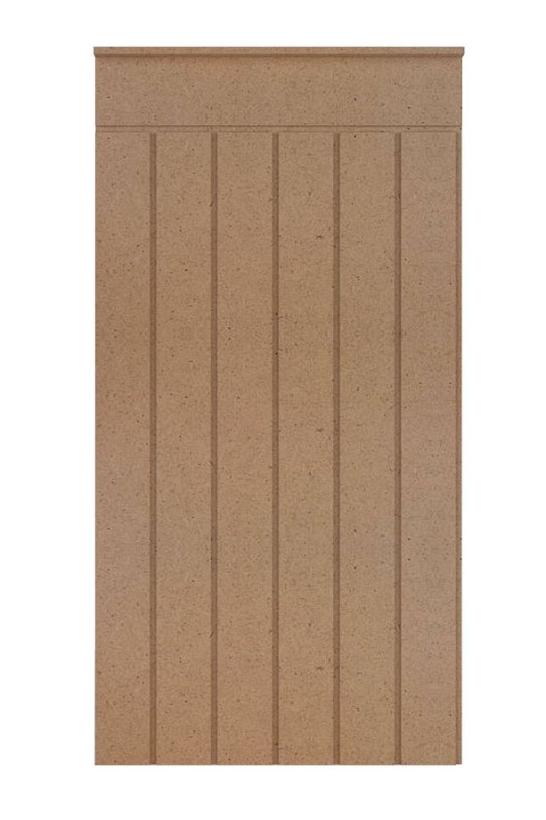 Dekoratif Duvar Paneli ( 54 X 105 Cm ) Boyanabilir Ahşap 10 Mm Ham Mdf Duvar Paneli - 5