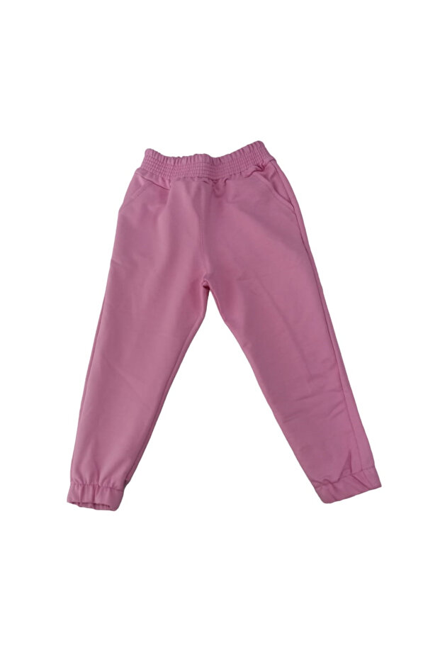 Konpakt Kumaş Çocuk Cepli Eşofman Altı - 1