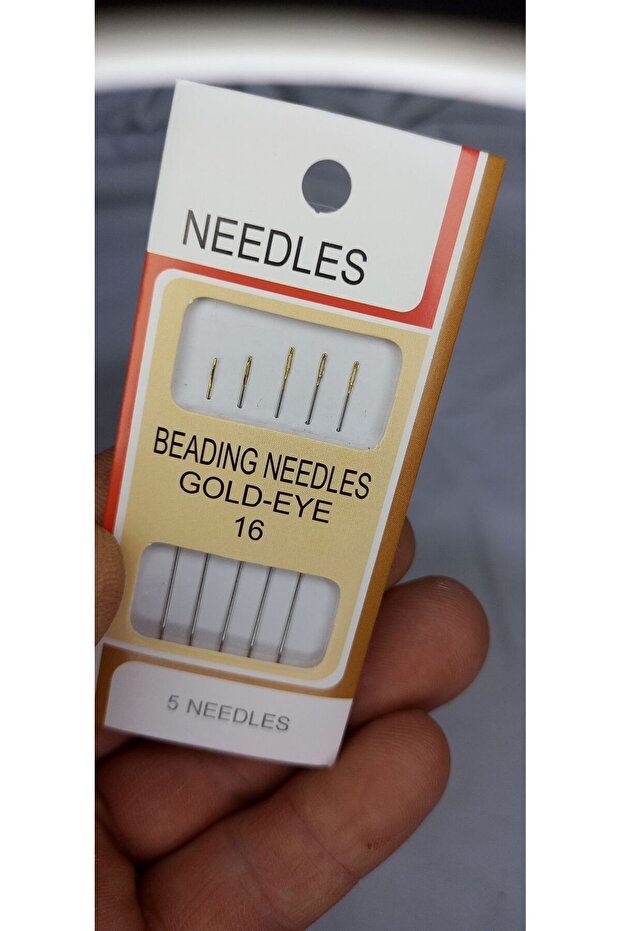 5 قطع من إبر الخرز - مناسبة للخرز الرملي - 3