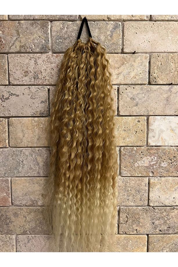 Afro Lastikli Kıvırcık At Kuyruğu Tak ve Çık - 1