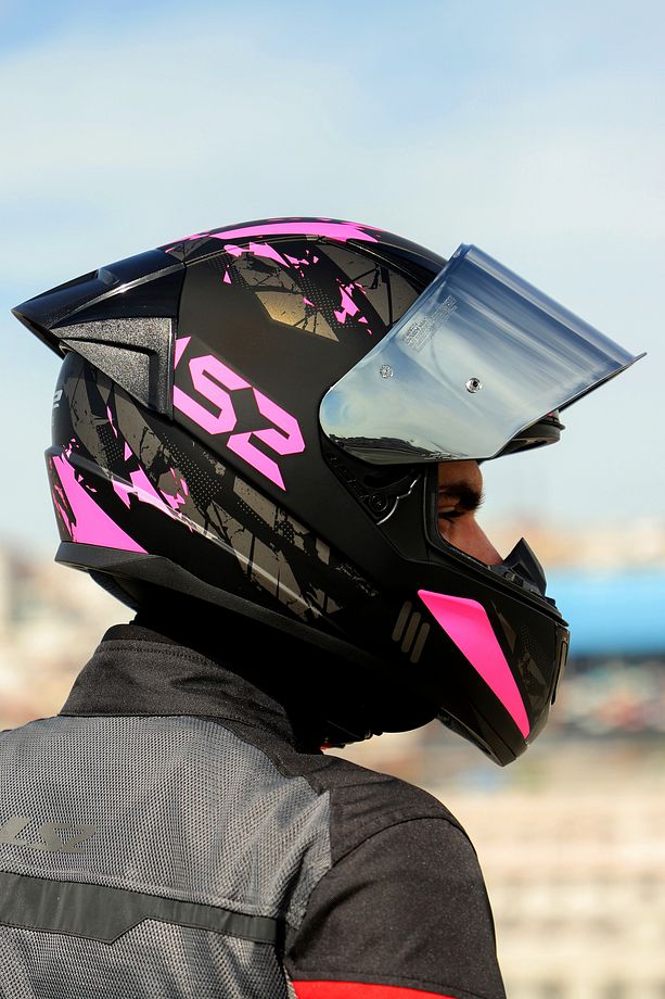 Rapıd 2 Race Palımnesıs Mat Siyah-Pembe Kask 2 - 2