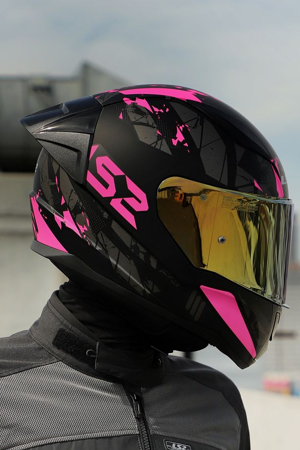 Rapıd 2 Race Palımnesıs Mat Siyah-pembe Kask - 2