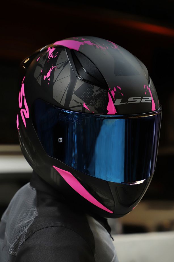 Rapıd 2 Race Palımnesıs Mat Siyah-Pembe Kask - 5
