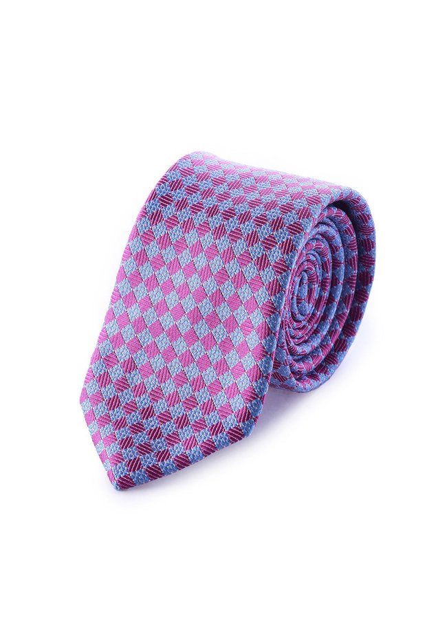 Classic Red Patterned Micro Tie