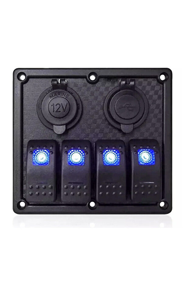 BFY Marin Switch Panel 4 Anahtarlı, USB + 12V - 2