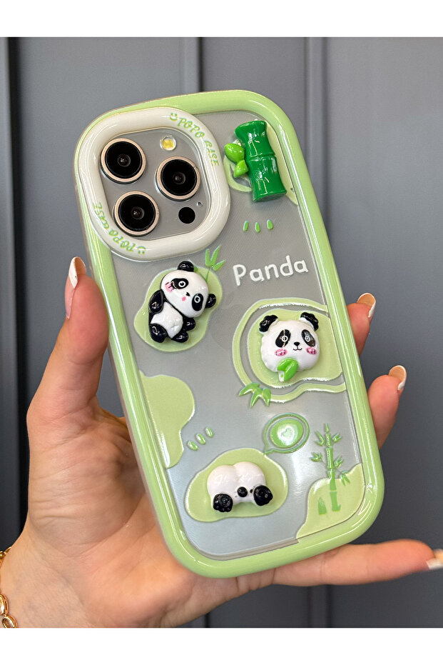 iPhone 15 Pro Max Compatible 3D Character Patterned Luxury Full Protective Case with Shock Absorption Feature - 1