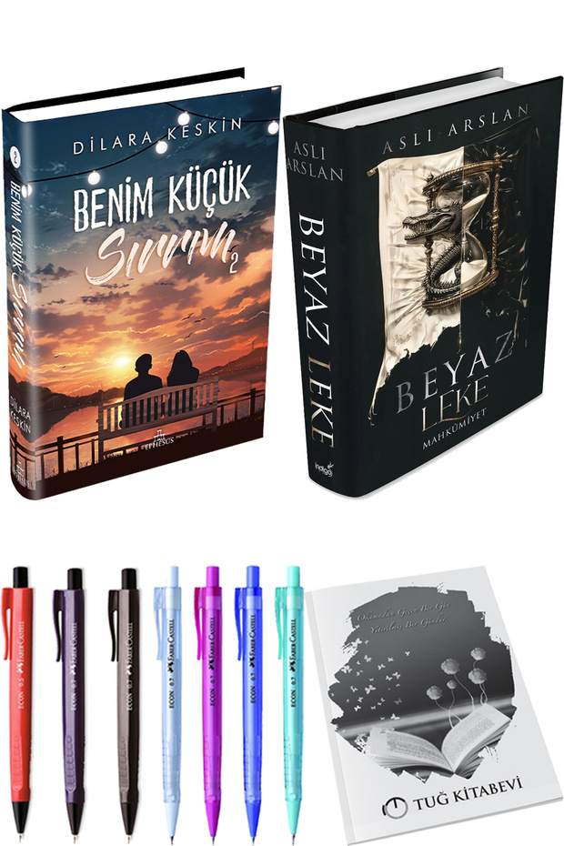 Ephesus Benim Küçük Sırrım 2 and Beyaz Leke Mahkumiyet Volumes + Gift