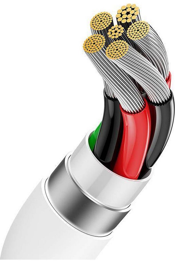 USB-A - USB-C (TYPE_C) Uyumlu Süper Hızlı 100 WATT 6 AMPER USB şarj ve data kablosu 1 m - 3