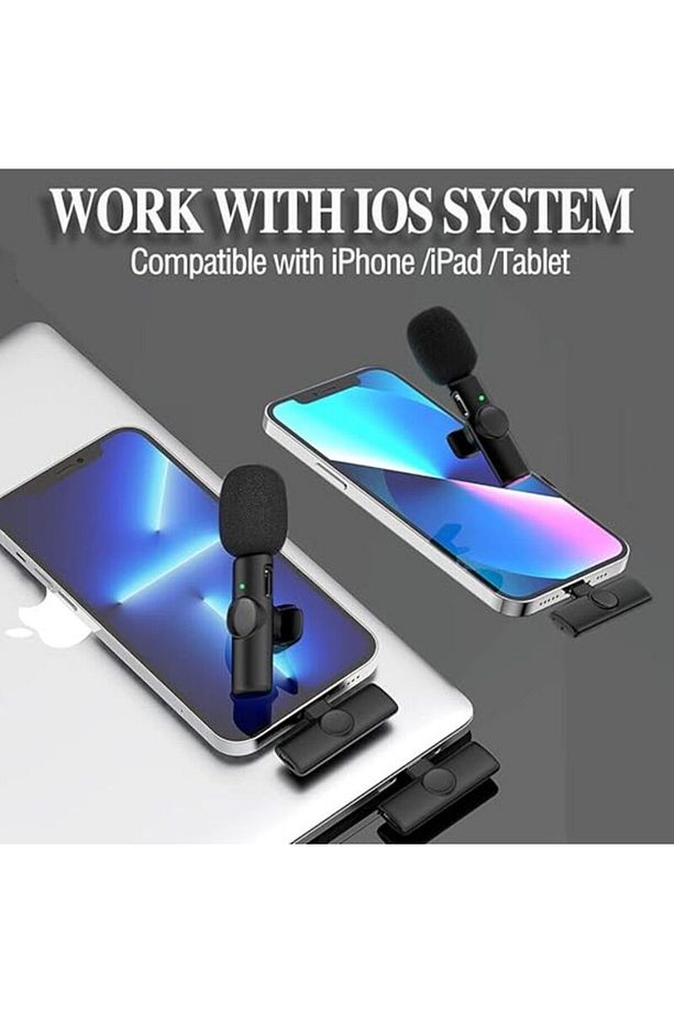 K9 Wireless Microphone Lightning For Iphone And Ipad (LİGHTNİNG ONLY) - 1