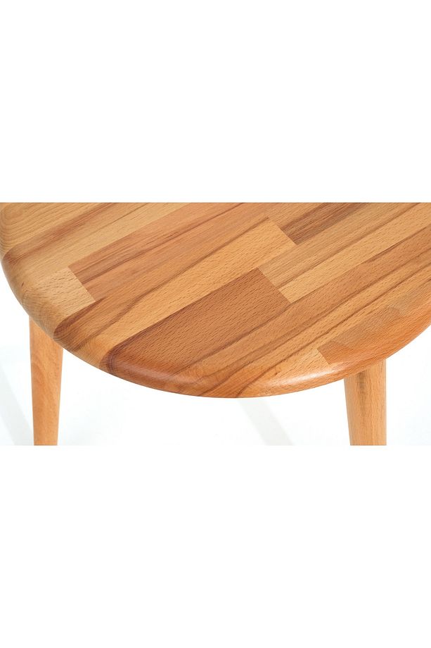 Yuvarlak Masif Doğal Tekli, 2'li, 3'lü Zigon Sehpa Set, Modern Masif Yan Sehpa - 3