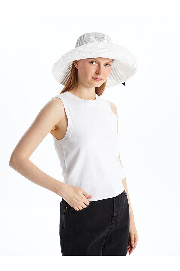 LCW ACCESSORIES Kadın Hasır Fötr Şapka - 1